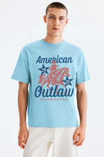 Relaxed Fit Printed T-Shirt for Men