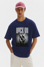 Rock Graphic Oversized T-Shirt for Men