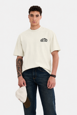 Anime Print Oversized T-Shirt for Men
