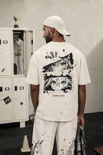 Anime Print Oversized T-Shirt for Men