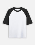 Premium Oversized Raglan Tee – Luxe 100% Cotton Streetwear