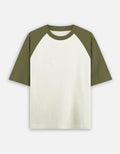 Premium Oversized Raglan Tee – Luxe 100% Cotton Streetwear