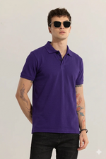 Textured Knit Polo — Men's Casual Wear